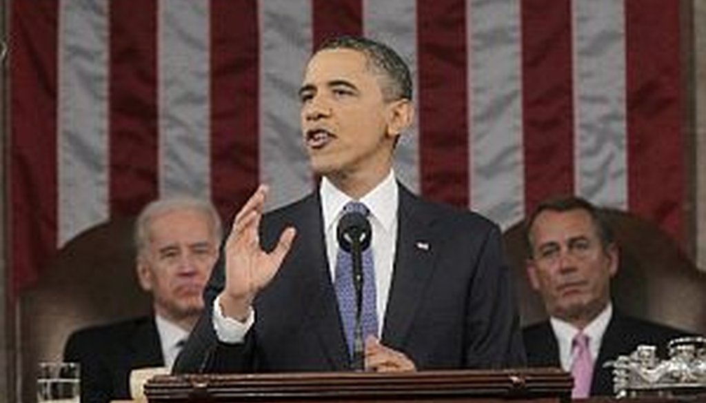 President Barack Obama gave the State of the Union Address before a joint session of Congress on Feb. 12, 2013.