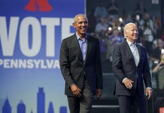 Fact-checking Joe Biden’s final midterm rallies in Pennsylvania, New York, Florida