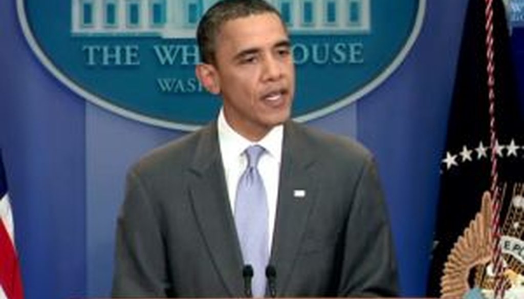 President Barack Obama announces a deal to raise the debt ceiling on July 31, 2011.