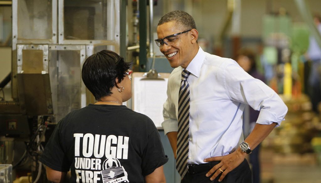 President Barack Obama toured Master Lock in Milwaukee on Feb. 15, 2012. He is scheduled to visit a GE plant in suburban Waukesha on Jan. 30, 2014.