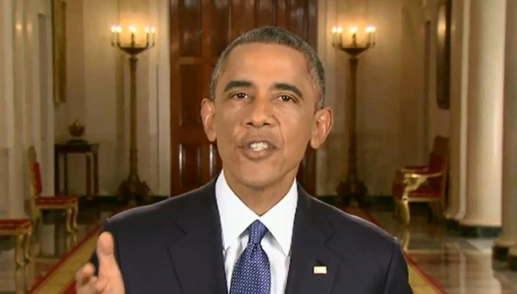 President Barack Obama announces his new policy on deportation of undocumented immigrants in a prime-time address from the White House on Nov. 20, 2014.