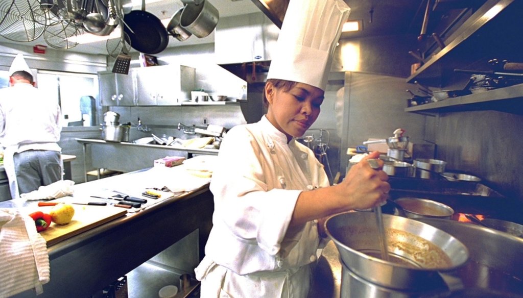 Cristeta Comerford, shown here in 2011, has been the White House executive chef since 2005. (AP photo)