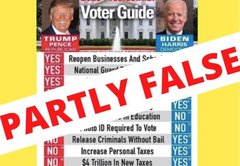 The fact-checker's guide to a viral “voter guide” contrasting Joe Biden, Donald Trump