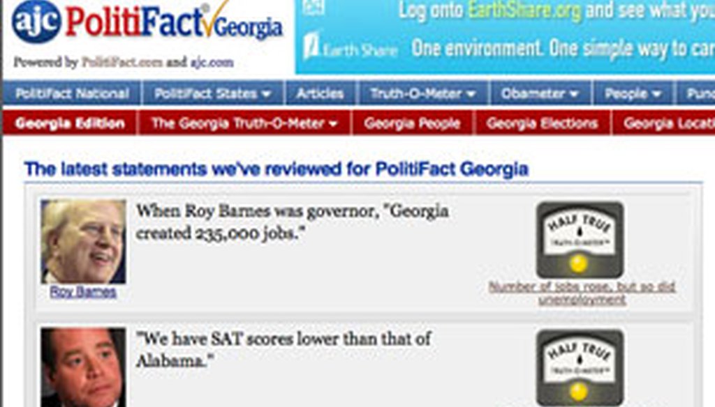 PolitiFact Georgia is our third state site -- and there are more in the works.