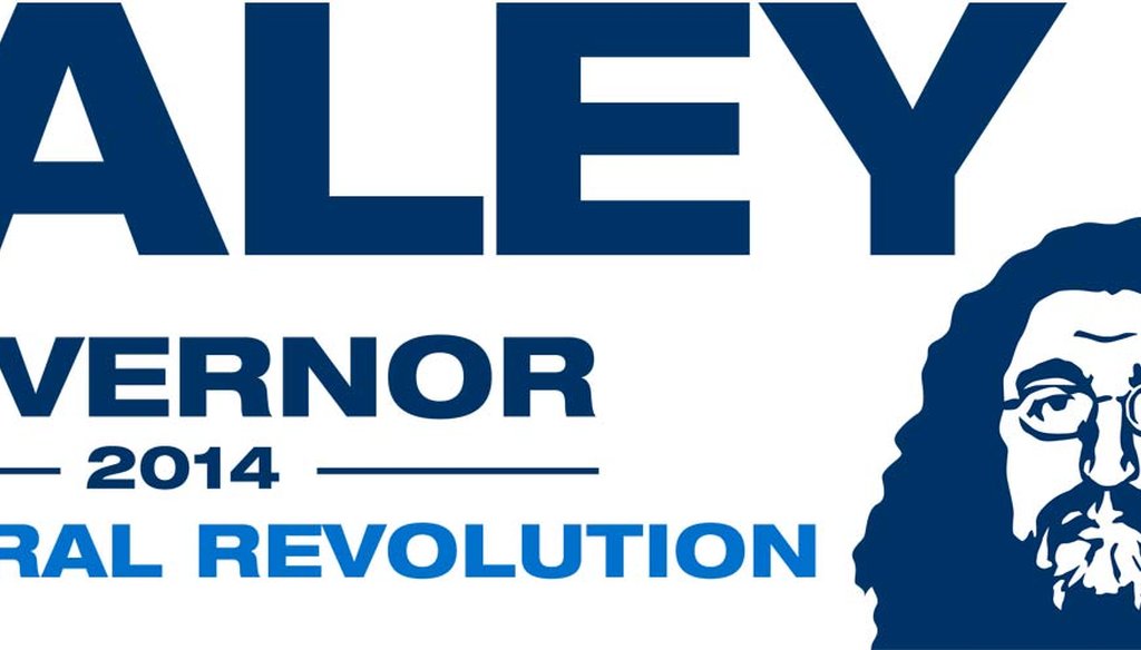 Copy of a bumper sticker supporters could print from Robert Healey's website.