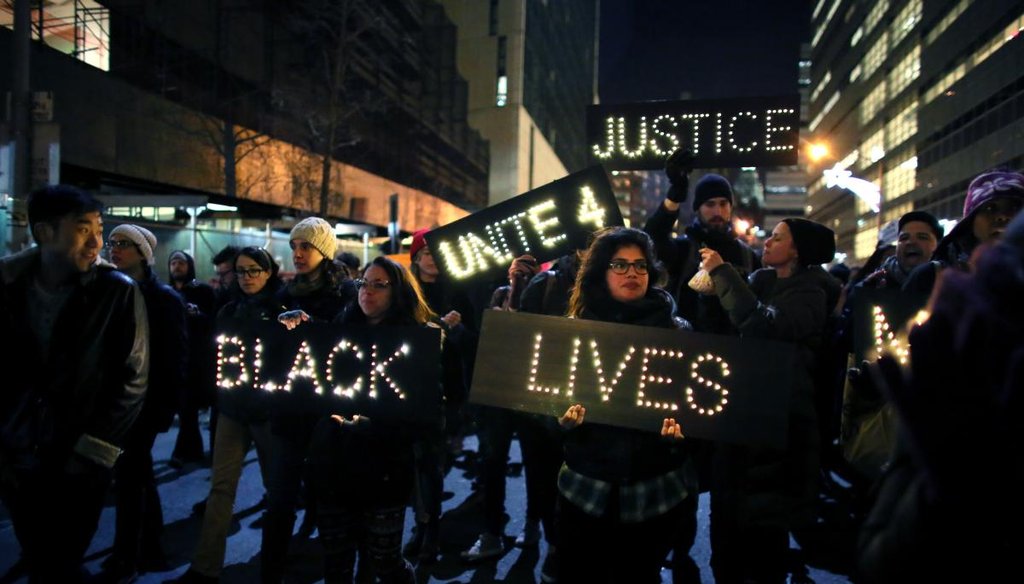 Protests erupted across the country after grand jury verdicts in police killings of Eric Garner in New York and Michael Brown in Ferguson, Mo.