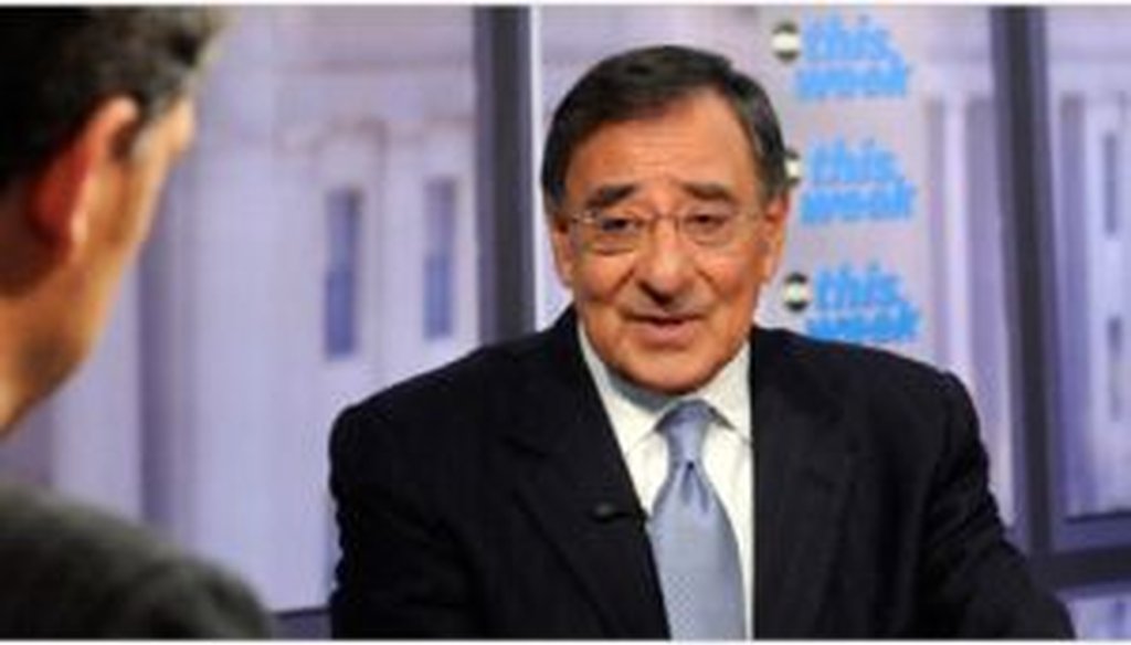 Leon Panetta discussed a range of national-security topics on ABC's This Week