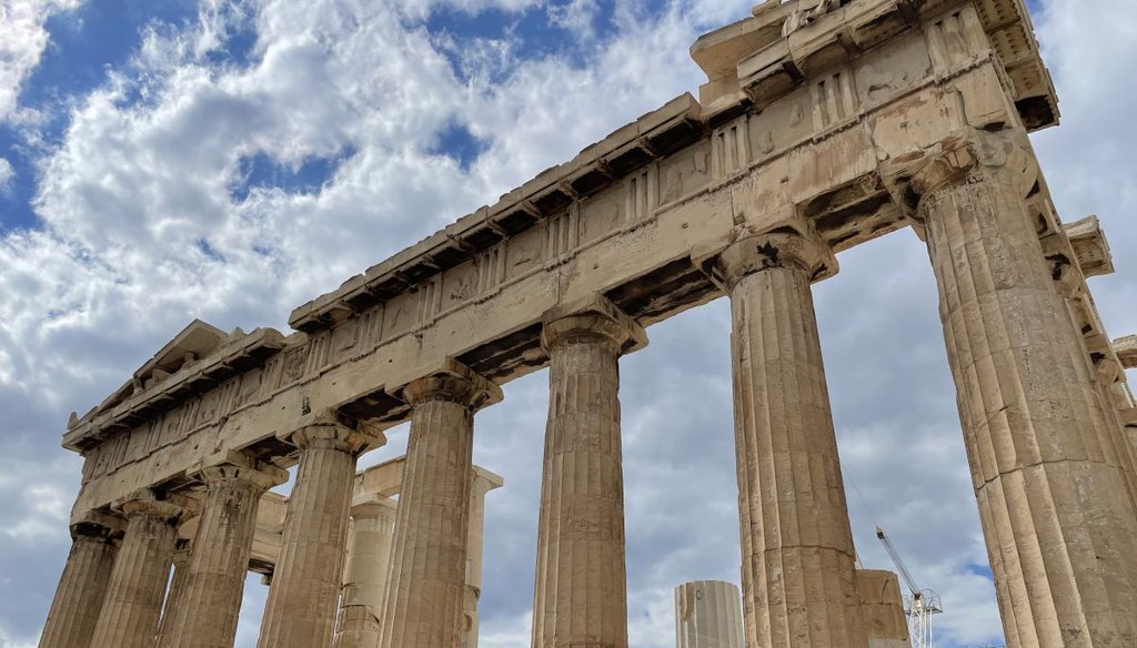 The Parthenon in Athens. (Louis Jacobson/PolitiFact)