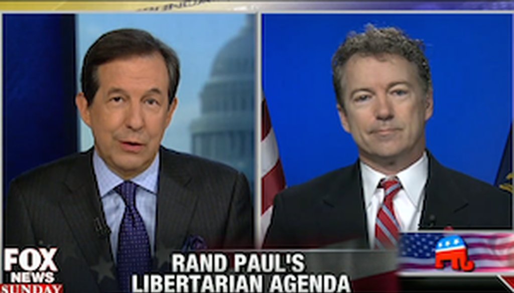 U.S. Sen. Rand Paul, R-Ky., answers questions on "Fox News Sunday" on March 9, 2014.