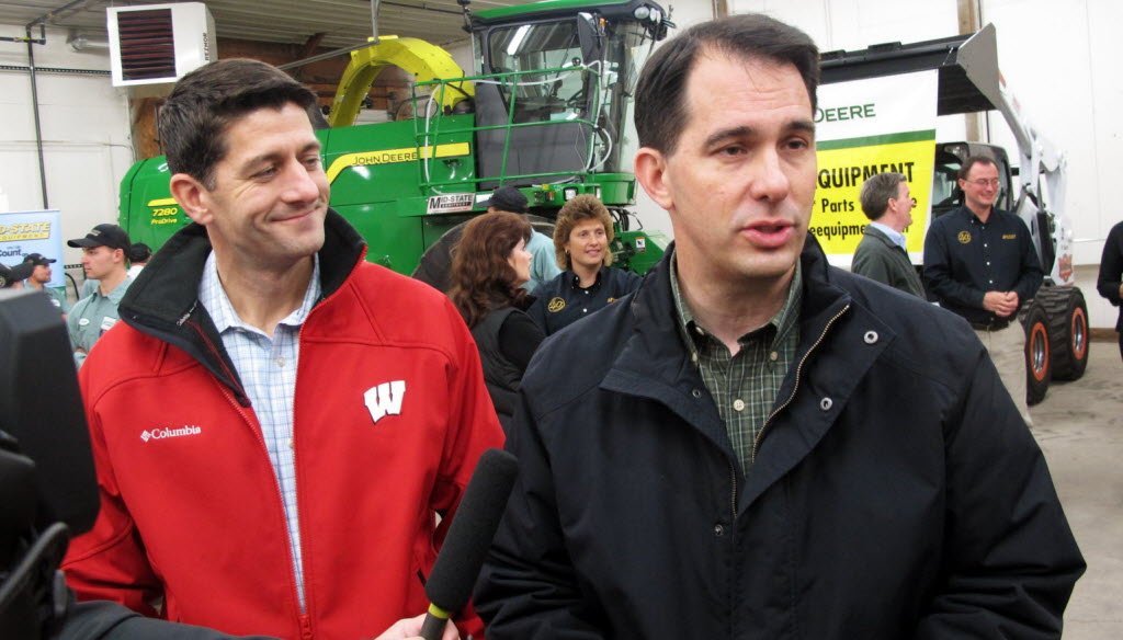 Statements from House Speaker Paul Ryan and Gov. Scott Walker, shown here in 2014, topped our December High Five. (AP Photo)