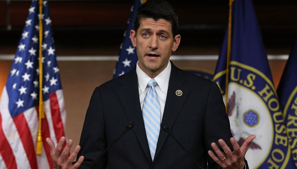 An attack made by Paul Ryan on Democratic leaders in Congress drew the most page-views in May 2018.