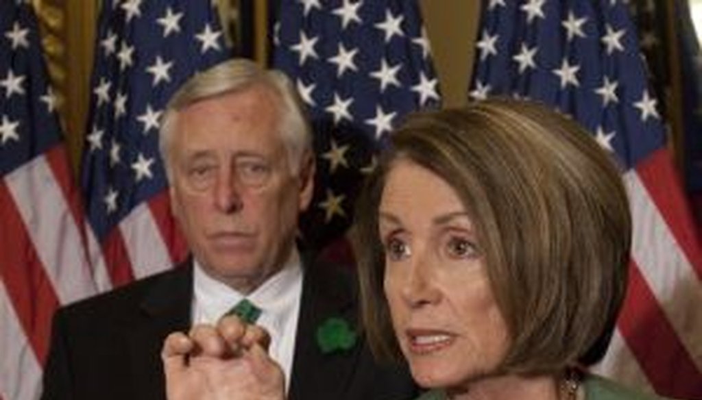Speaker of the House Nancy Pelosi and Majority Leader Steny Hoyer lead the Democrats on health care reform.
