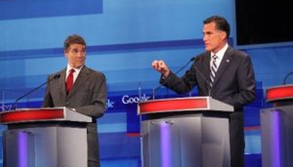 Rick Perry and Mitt Romney sparred once again over Social Security at a Republican debate in Orlando. Did Perry advocate moving Social Security back to the states, or not?