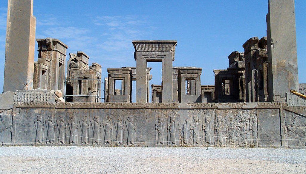 Tachara palace at Persepolis in Iran. (Wikimedia Commons)