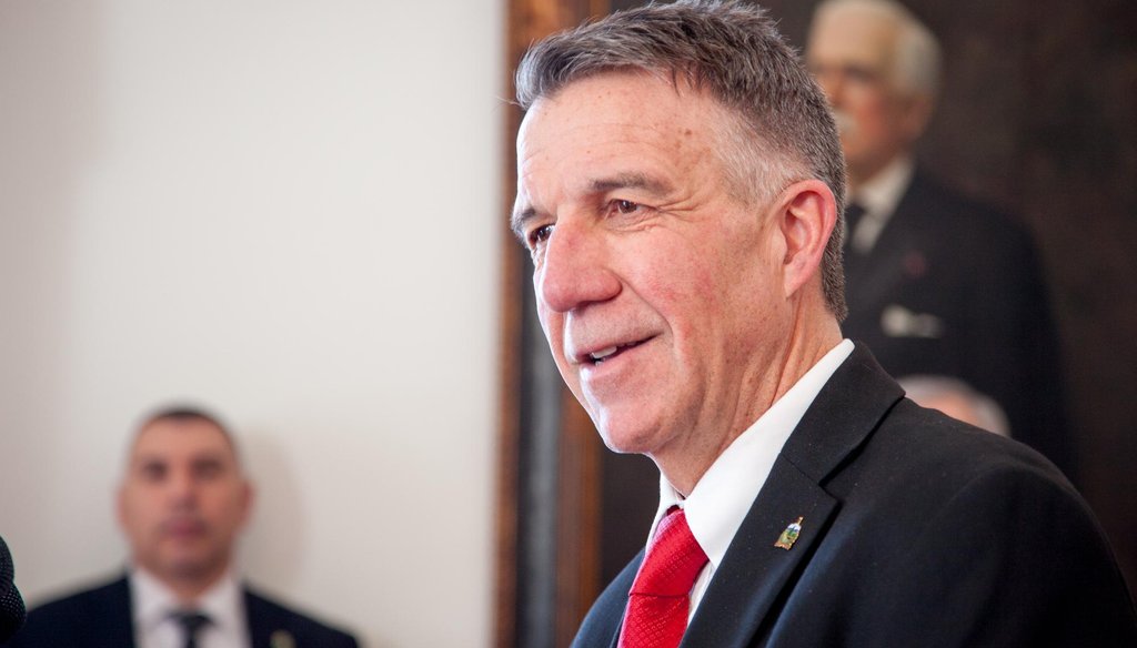 Gov. Phil Scott speaks at his weekly press conference in February. Photo by Mike Dougherty/VTDigger