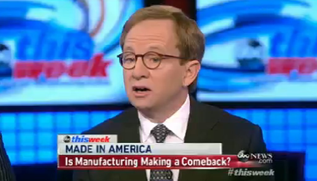 Steven Rattner appeared on ABC's "This Week."