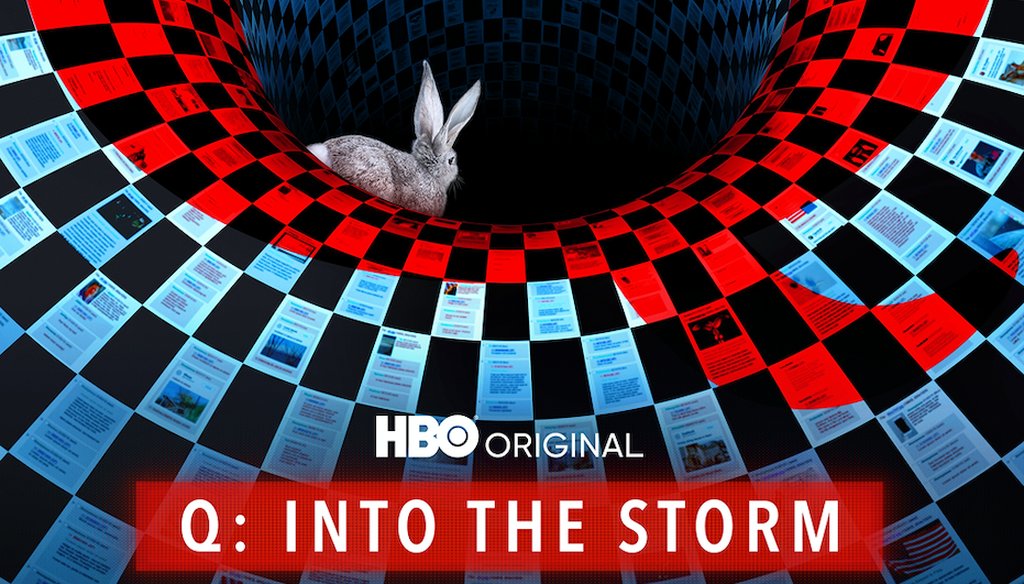 The new HBO documentary series “Q Into the Storm” by filmmaker Cullen Hoback attempts to shed light on the origins of the QAnon movement. Courtesy HBO