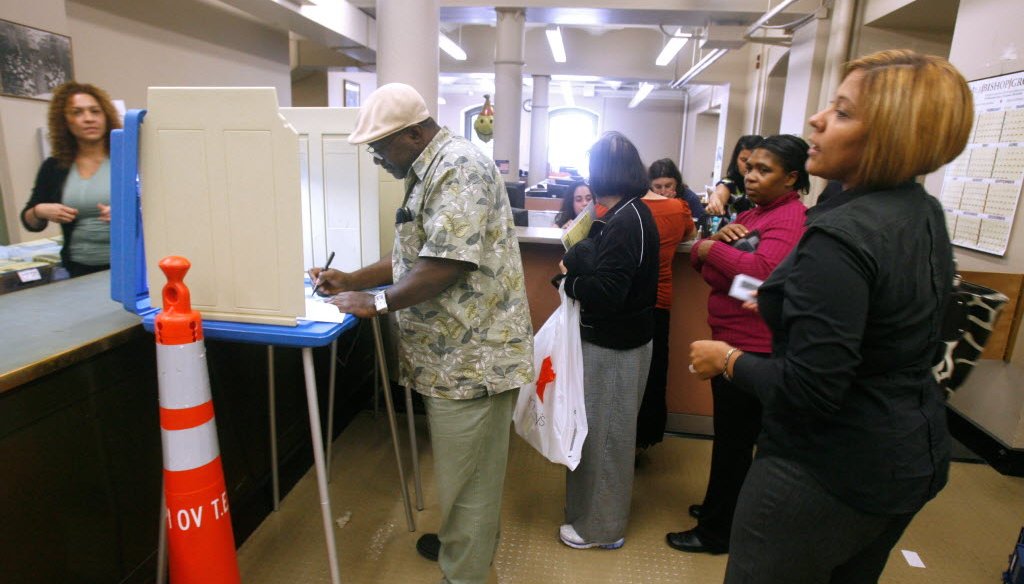 Voters cast ballots in Providence during the Sept. 14 Rhode Island primary.