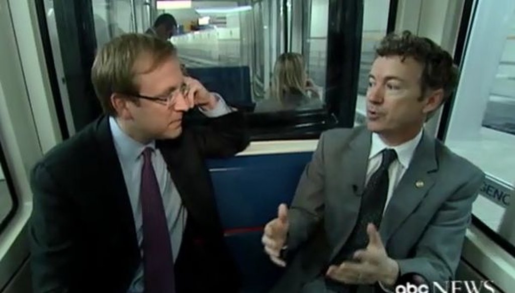 Sen. Rand Paul, R-Ky., in a 2011 interview with ABC News' Jonathan Karl.