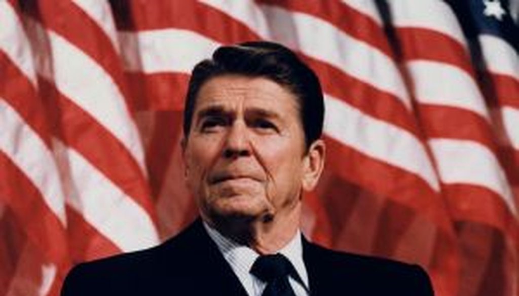 Ronald Reagan is an icon for Republicans. How has Mitt Romney approached his legacy over the years? (Image from National Archives)