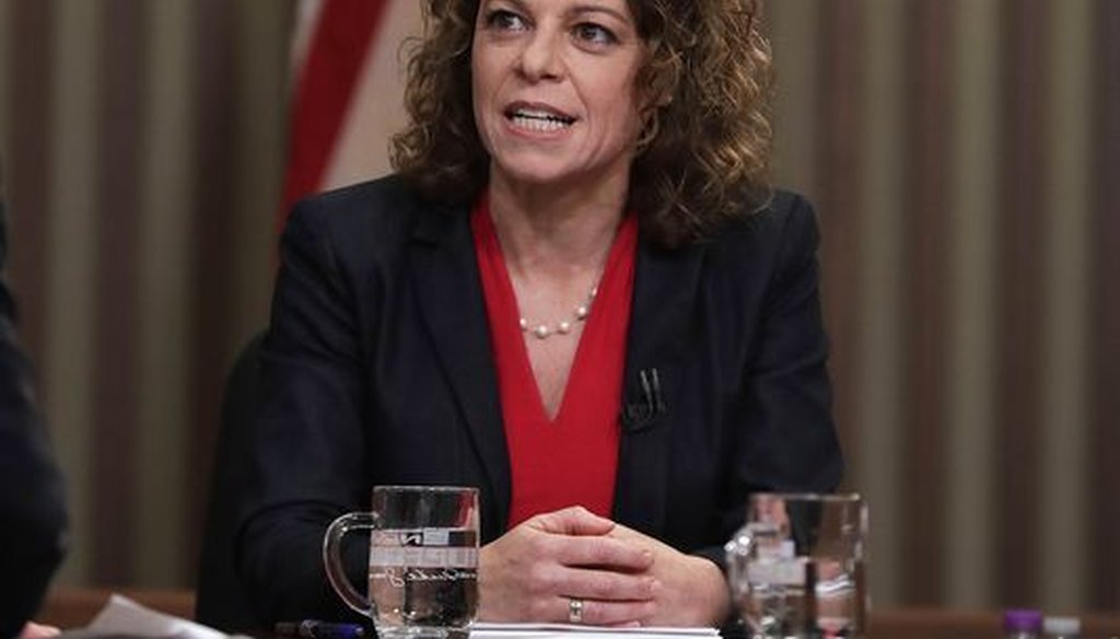 Milwaukee County Circuit Judge Rebecca Dallet won the April 3, 2018 Wisconsin Supreme Court race by a wide margin. (Rick Wood/Milwaukee Journal Sentinel)