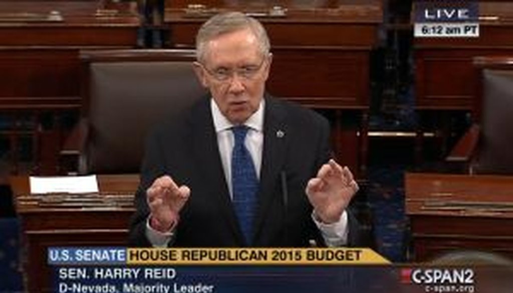 Senate Majority Leader Harry Reid, D-Nev., has taken to the floor to attack industrialists and big-money donors Charles and David Koch. Is Reid's most recent claim accurate?