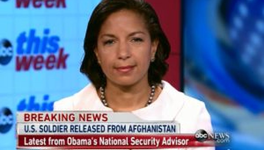 National Security Adviser Susan Rice appears on ABC's "This Week" to discuss the release of Army Sgt. Bowe Bergdahl.