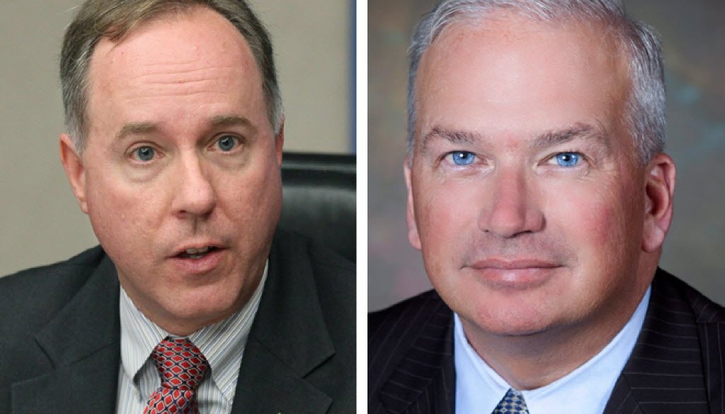 Wisconsin Assembly Speaker Robin Vos (left) and Senate President Scott Fitzgerald are fast-tracking legislation to make Wisconsin a right-to-work state.