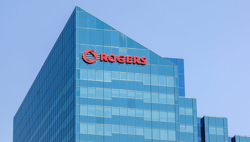 Rogers Communications, which provides internet and wireless services, suffered an outage on July 8, 2022, that affected millions of customers. (Shutterstock)