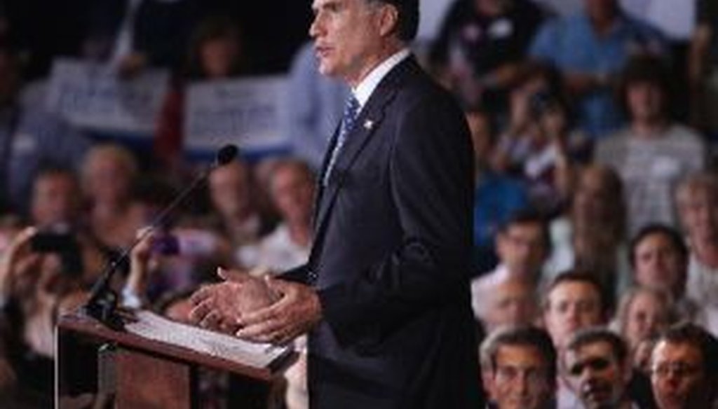 During his victory speech after the Florida primary, Mitt Romney blasted President Barack Obama, saying he "demonizes and denigrates almost every sector of our economy.” We took a closer look.