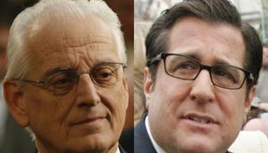 Democratic Congressmen Bill Pascrell, left, and Steve Rothman are set to face off in a June primary