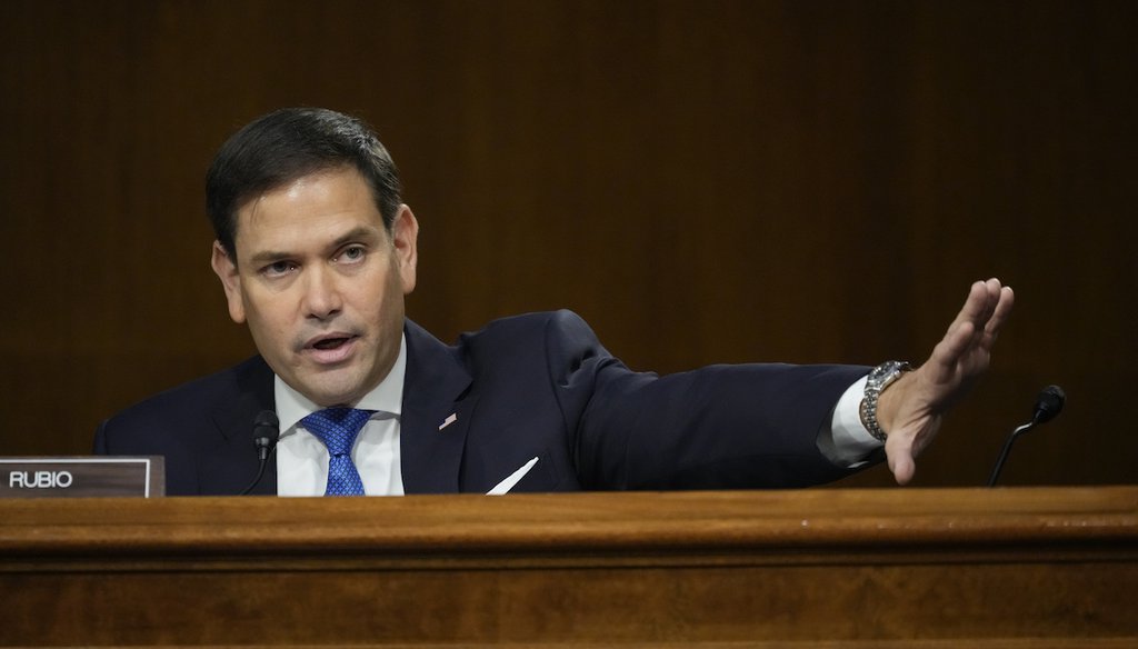 Sen. Marco Rubio, R-Fla., during a Senate Foreign Relations Committee hearing on Sept. 14, 2021, in Washington. (AP)