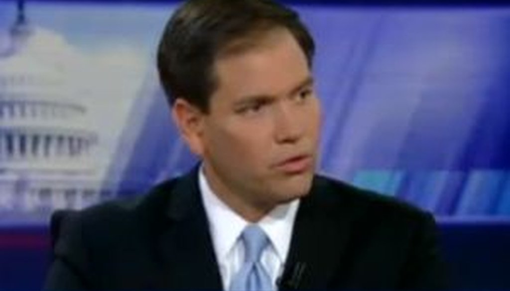 Sen. Marco Rubio, R-Fla., discussed immigration on Fox News. We checked one of his claims.