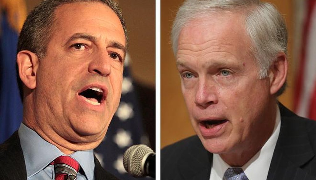 Former U.S. Sen. Russ Feingold (left), a Democrat, served three terms in the Senate before Republican Ron Johnson defeated him in 2010. They are in a rematch in 2016.