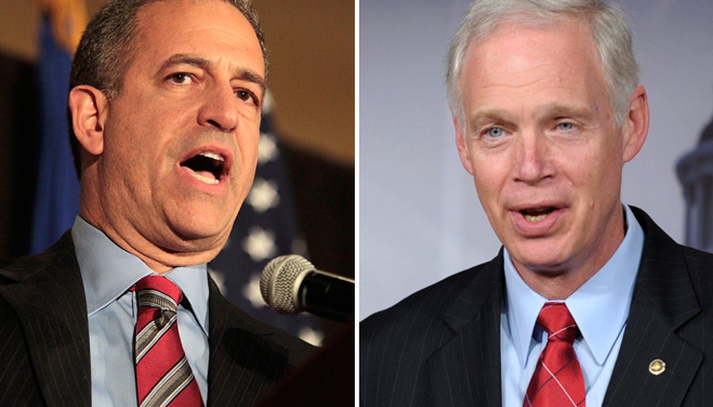 The latest poll of Wisconsin voters indicates a near-dead heat in the Russ Feingold (left) and Ron Johnson U.S. Senate race, which is a rematch from 2010. 