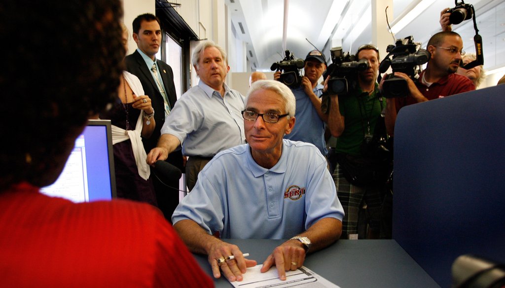 Gov. Charlie Crist said he was running as a Republican. Until he wasn't.