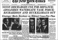 How similar are the Saturday Night Massacre and the Comey firing?