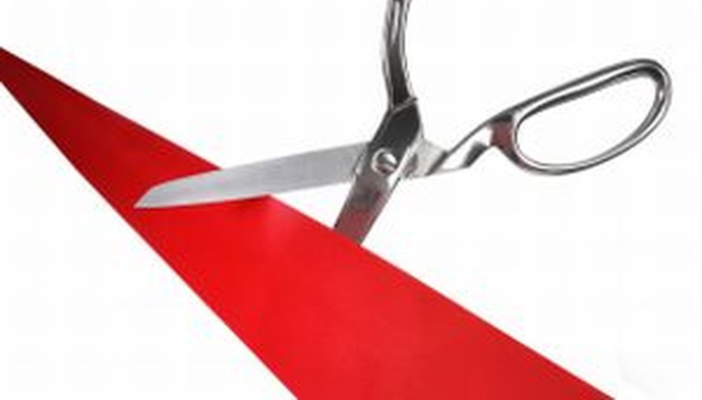 Presidents often say they are cutting red tape.