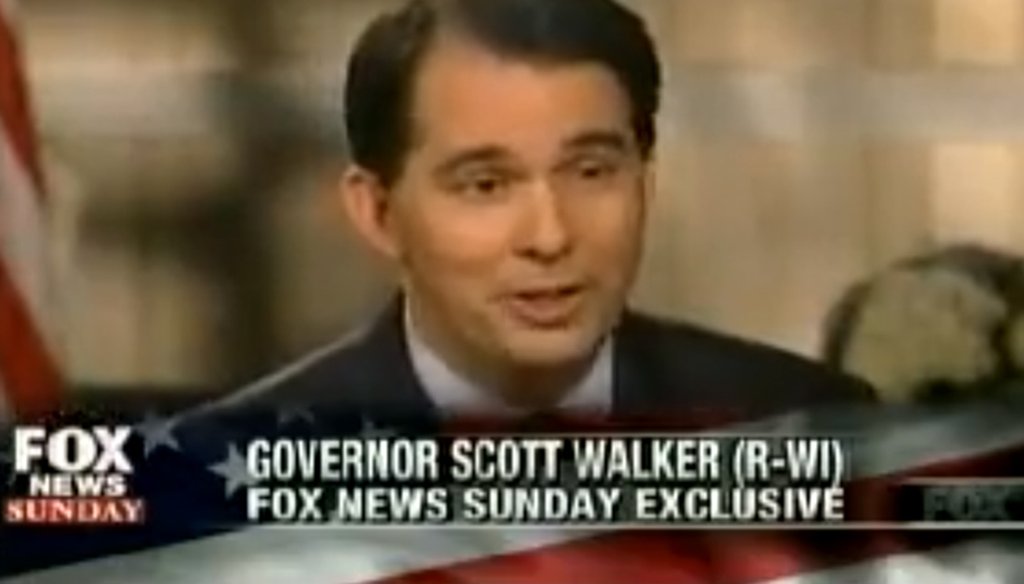 Some anti-abortion advocates were angered by remarks Gov. Scott Walker made during a March 1, 2015 interview on "Fox News Sunday."
