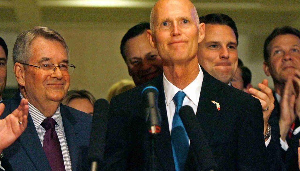 How has Rick Scott done on his 2010 campaign promises? (Tampa Bay Times photo by Scott Keeler)