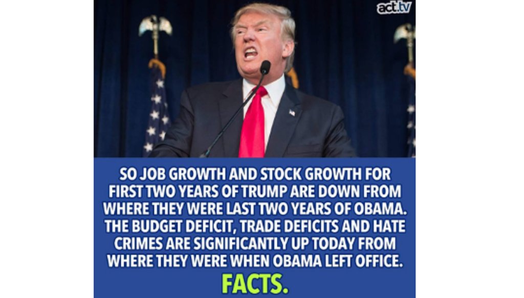 We fact-checked a tweet by pundit Matthew Dowd, which also ended up on Facebook posts like this one.