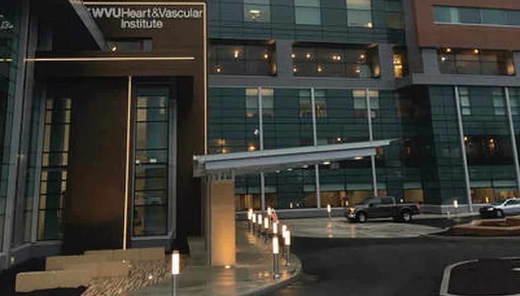 Ruby Memorial Hospital in Morgantown, W.Va., in 2017. (AP/Michael Virtanen)