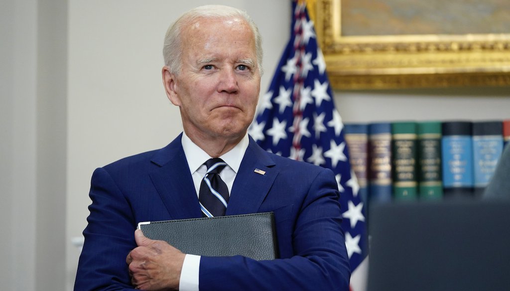 President Joe Biden in the White House on June 21, 2022. (AP)