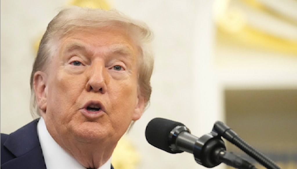 President Donald Trump speaks during an event about the relocation of U.S. Space Command headquarters from Colorado to Alabama in the Oval Office of the White House, Sept. 2, 2025, in Washington. (AP)