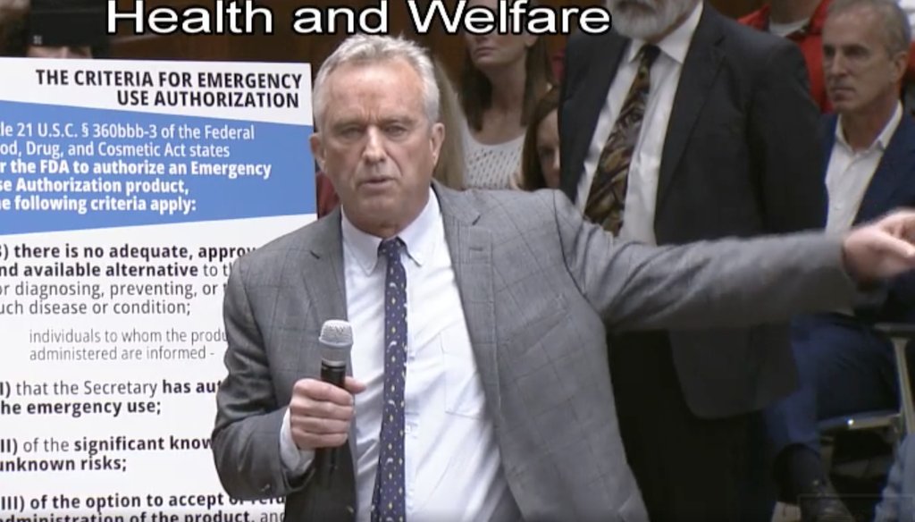 Anti-vaccine advocate Robert F. Kennedy Jr. is seen Dec. 6, 2021, when he addressed Louisiana lawmakers during a meeting of the House Committee on Health & Welfare. (Screengrab from Louisiana House of Representatives website)