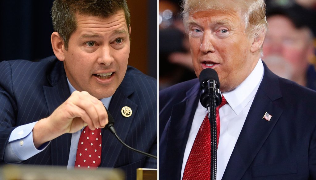 Fact checks on claims by U.S. Rep. Sean Duffy (left), R-Wis., and President Donald Trump were among the most-clicked at PolitiFact Wisconsin during July 2017.