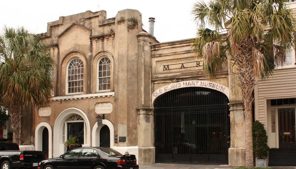 The old slave mart building in Charleston, S.C. In 1860, Charleston County had more slaves than any other county in America. (Joan Soulliere via Flickr Creative Commons)