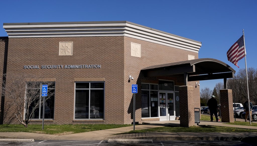 A Social Security Administration office building is seen March 6, 2025, in Nashville, Tenn. (AP)