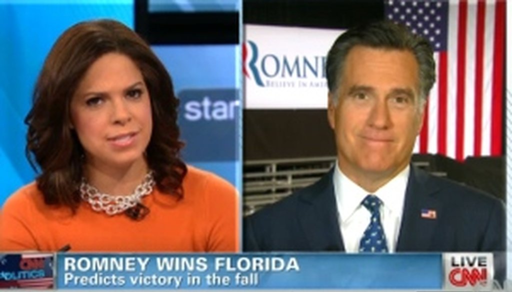 On CNN, Mitt Romney discussed his plans for the poor with Soledad O'Brien.
