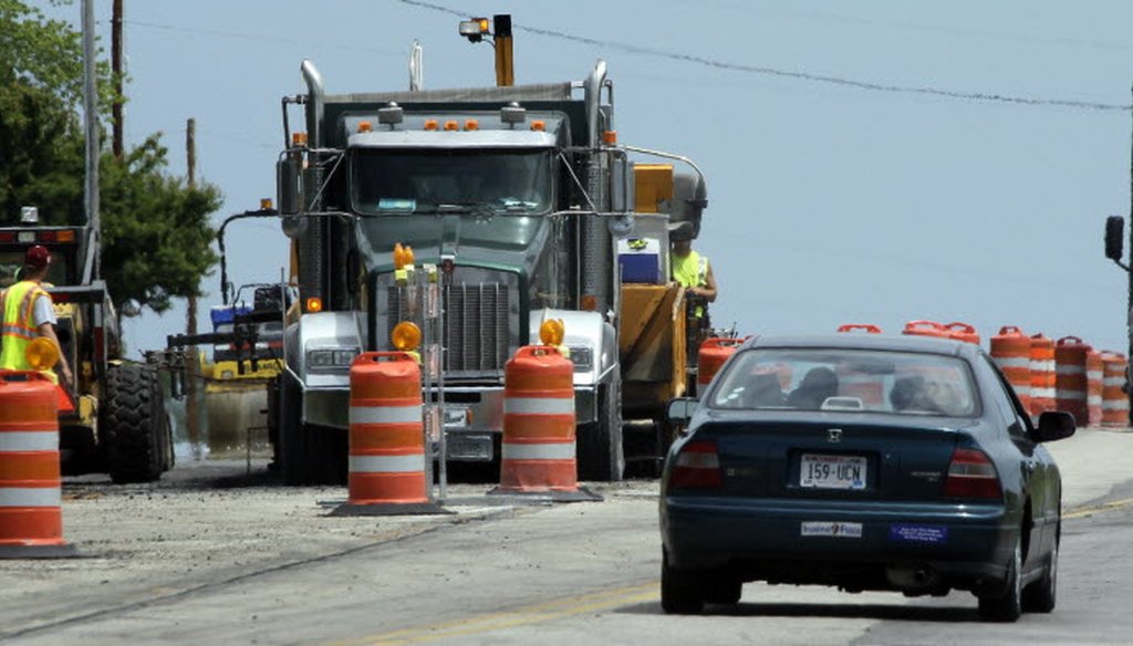 Under Gov. Scott Walker, has less state money been going to highway repair and more to debt on money borrowed for road work? (Mark Hoffman/Milwaukee Journal Sentinel)